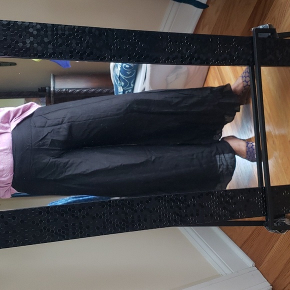 Black wide legged pants - Picture 3 of 7